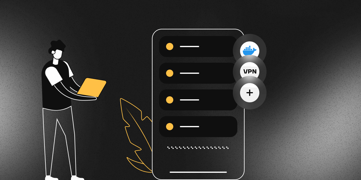 Ilustración de KVM VPS