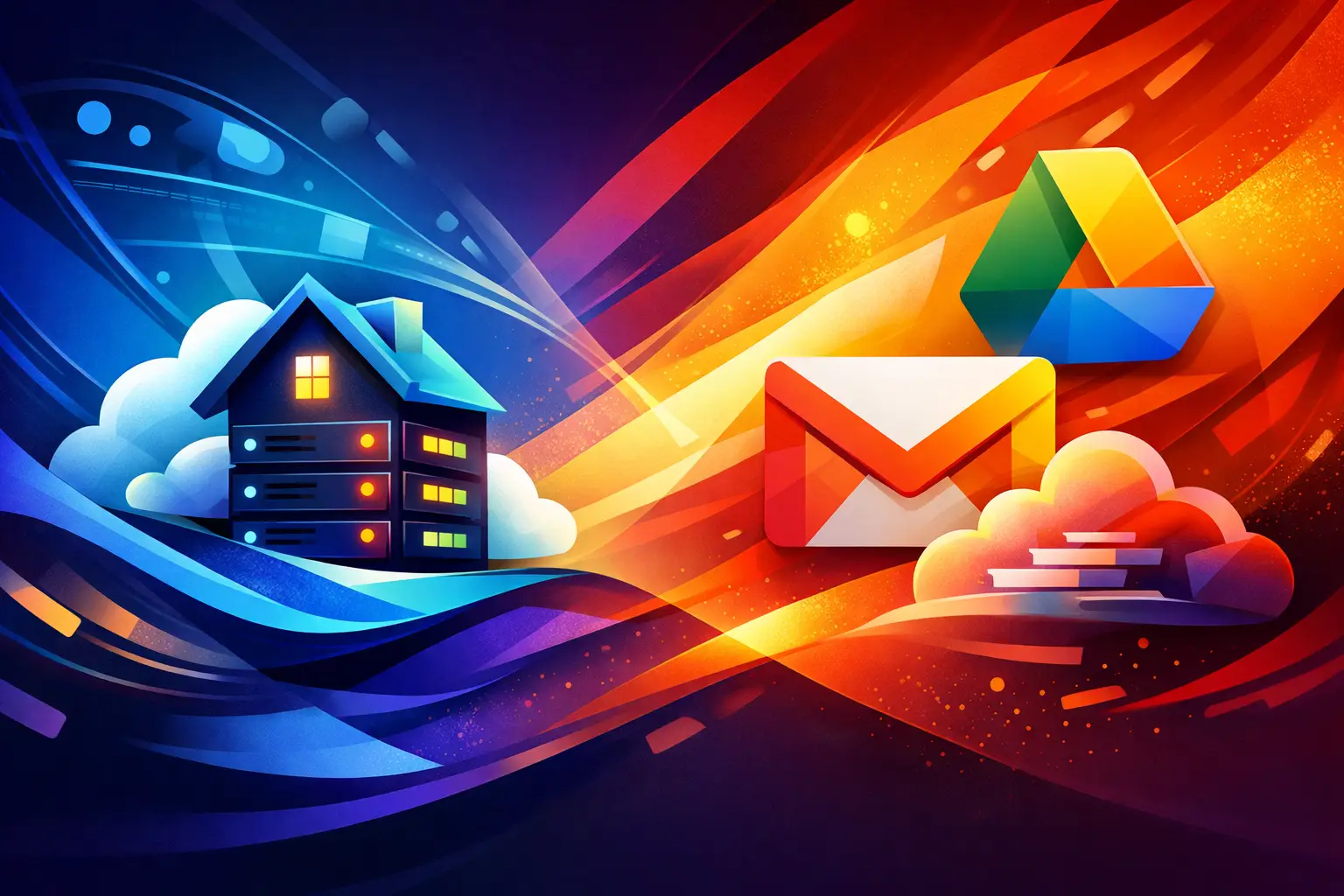 FASTPANEL as a Gmail and GDrive Alternative